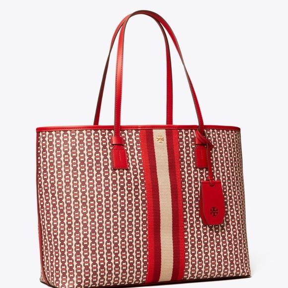 Tory Burch Handbags - Tory Burch Gemini Link Canvas Tote- NWT